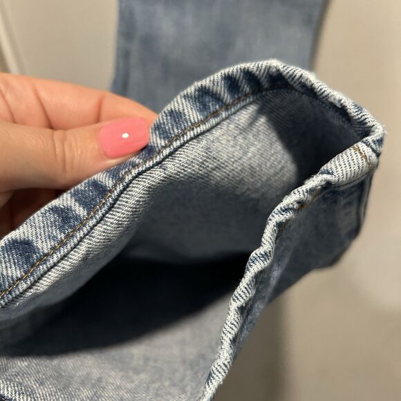 Calvin Klein Womens Jeans 5 Bootcut Y2K Double Stone Wash Mid Rise Blue - Picture 10 of 16